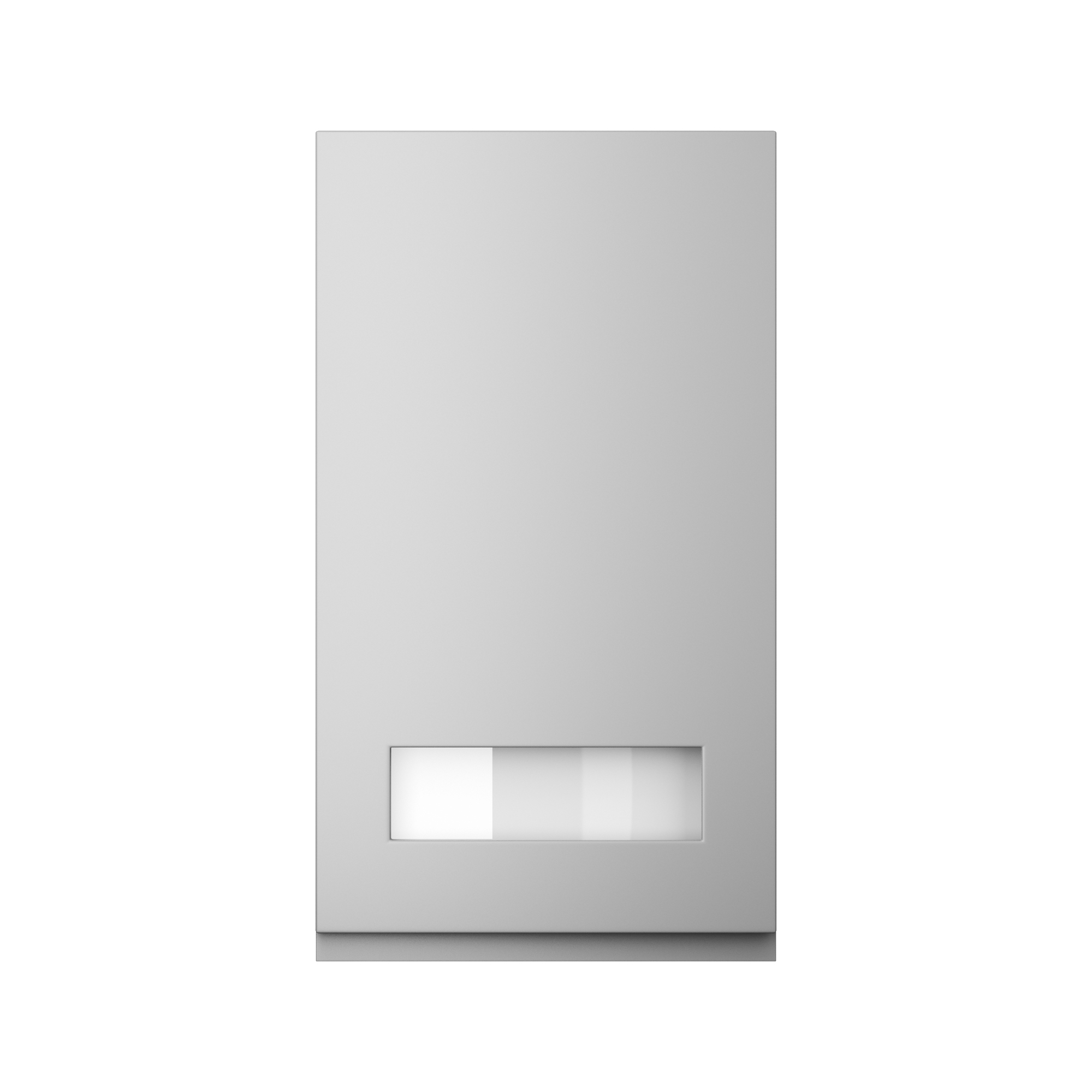 355 X 997 Letterbox Frame Includes Clear Glass - Strada Light Grey Gloss